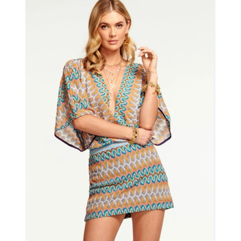 Ramy Brook Zig Zag Mini Dress